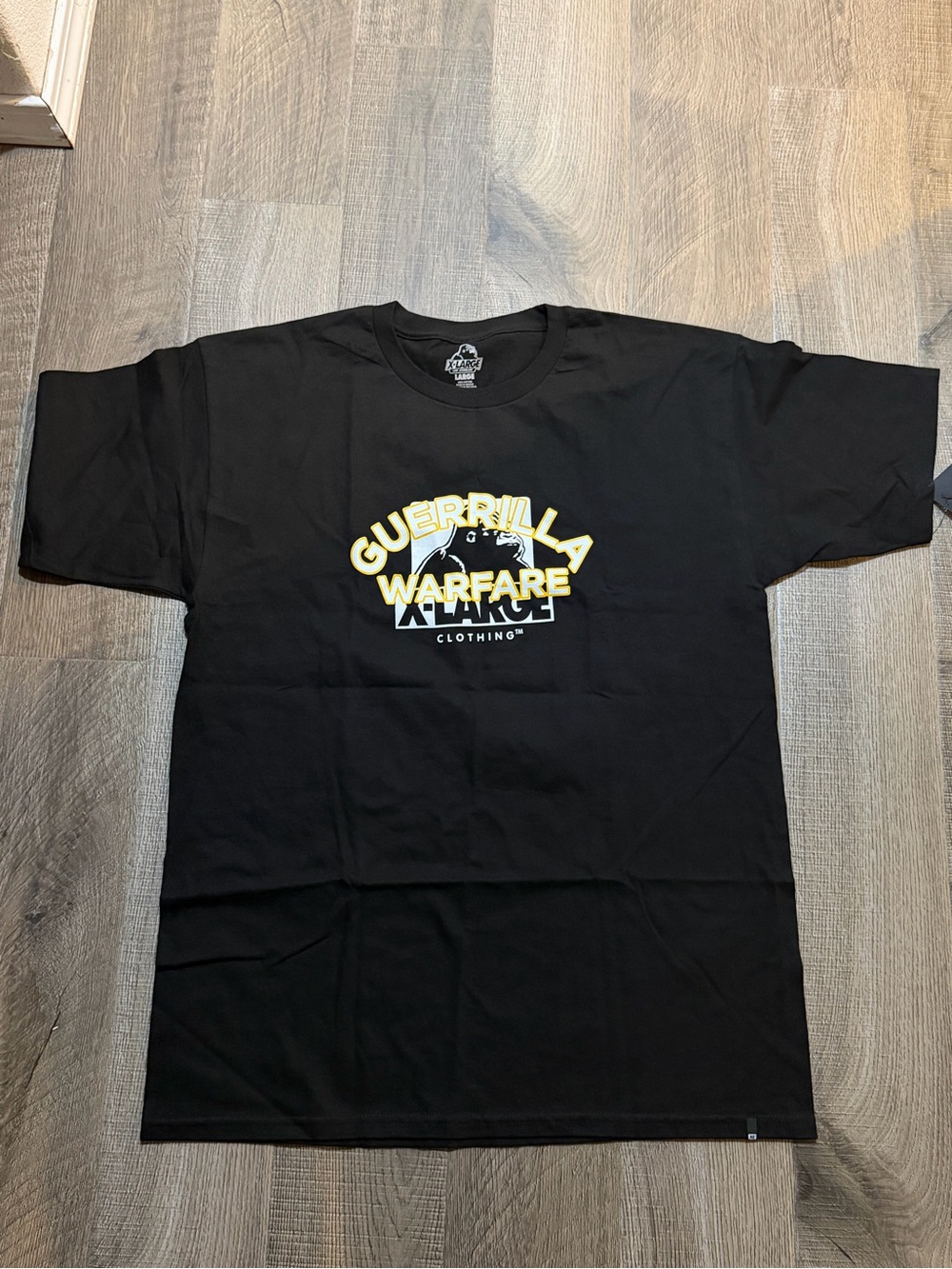 X-Large Guerrilla Warfare Black Graphic Tee
